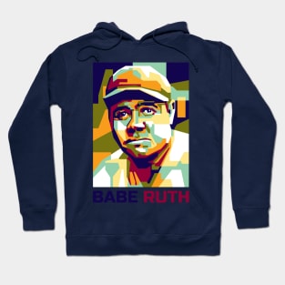 Abstract Popart Babe Ruth Hoodie